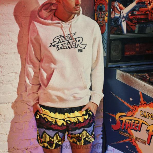 Reebok Street fighter grafinis gobtuvas FTYF8363 baltas melanžas