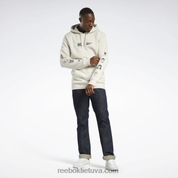Reebok dc x logotipo džemperis FTYF8310 alebastras