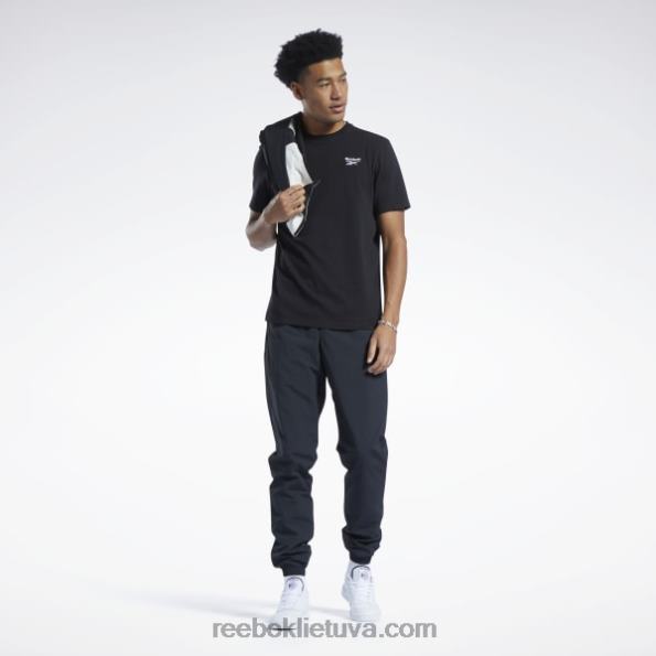 Reebok klasikinės vektorinės sportinės kelnės FTYF8282 nakties juoda
