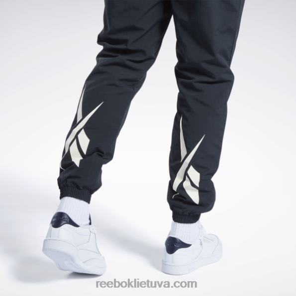 Reebok klasikinės vektorinės sportinės kelnės FTYF8282 nakties juoda