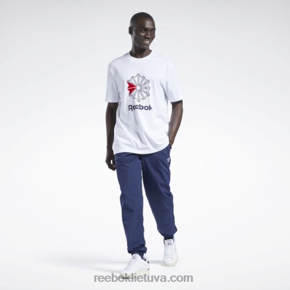 Reebok klasikinės vektorinės sportinės kelnės FTYF8325 vektorinis laivynas