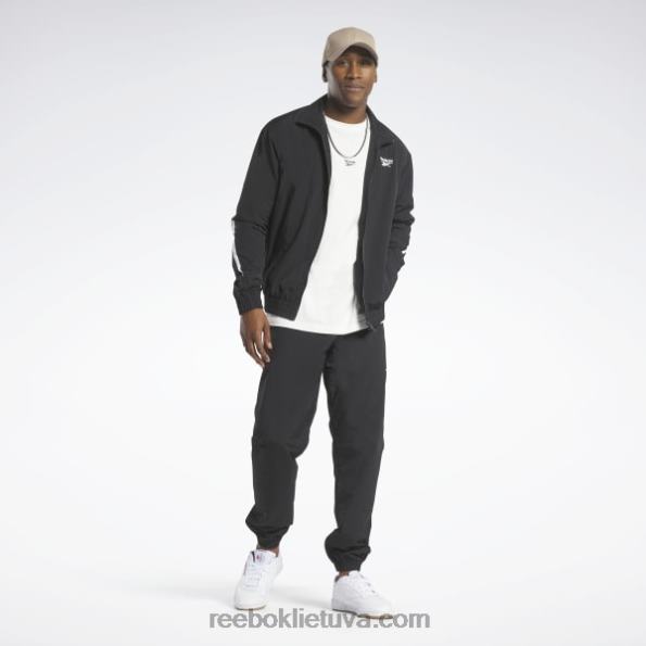 Reebok klasikinės vektorinės sportinės kelnės FTYF8938 juodas