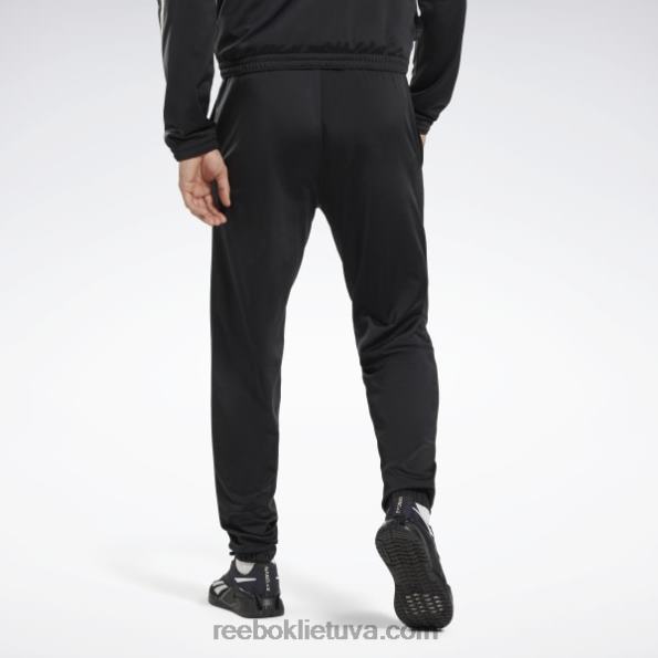 Reebok tapatybės vektorinės megztos sportinės kelnės FTYF8311 nakties juoda