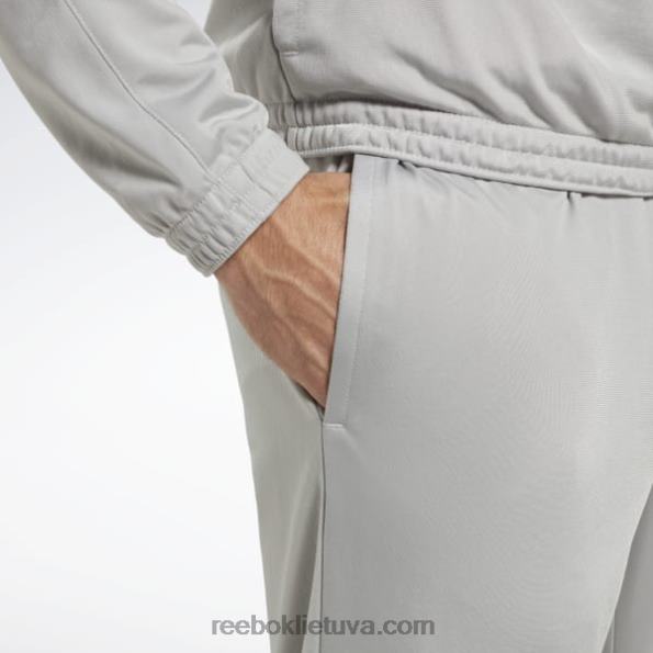 Reebok tapatybės vektorinės megztos sportinės kelnės FTYF8391 gryna pilka 3