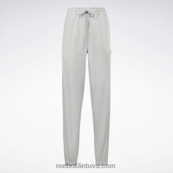 Reebok tapatybės vektorinės megztos sportinės kelnės FTYF8391 gryna pilka 3