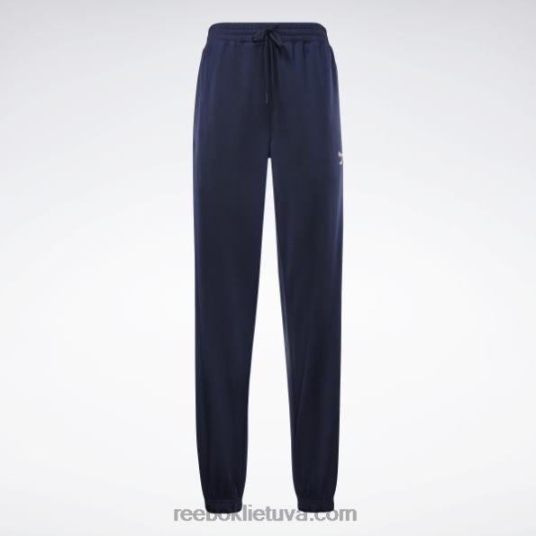 Reebok tapatybės vektorinės megztos sportinės kelnės FTYF8415 vektorinis laivynas