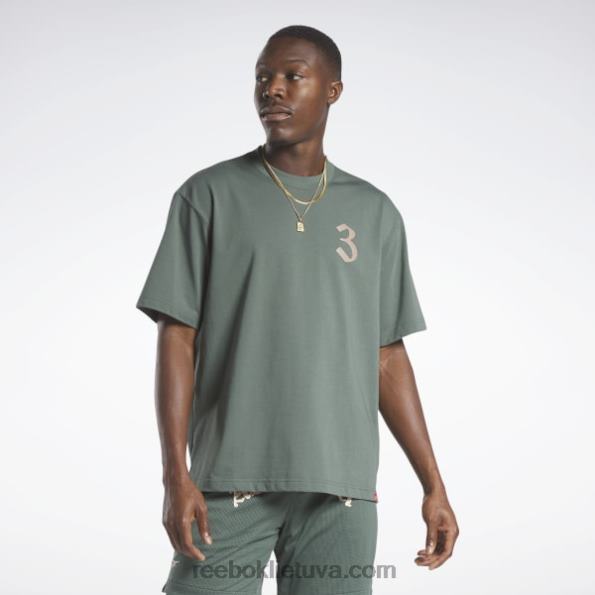 Reebok Nauji marškinėliai FTYF8294 kreidos žalia
