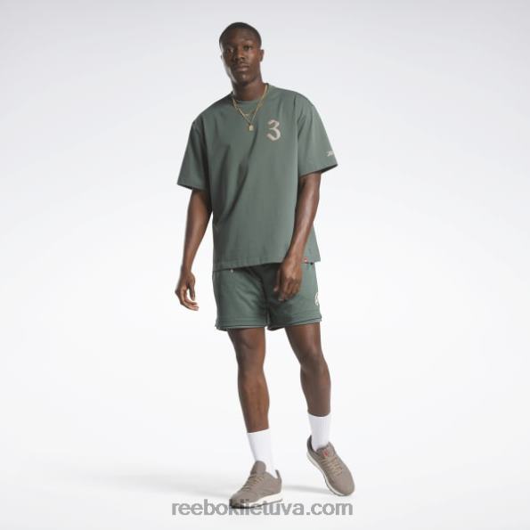 Reebok Nauji marškinėliai FTYF8294 kreidos žalia