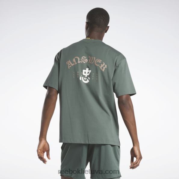 Reebok Nauji marškinėliai FTYF8294 kreidos žalia