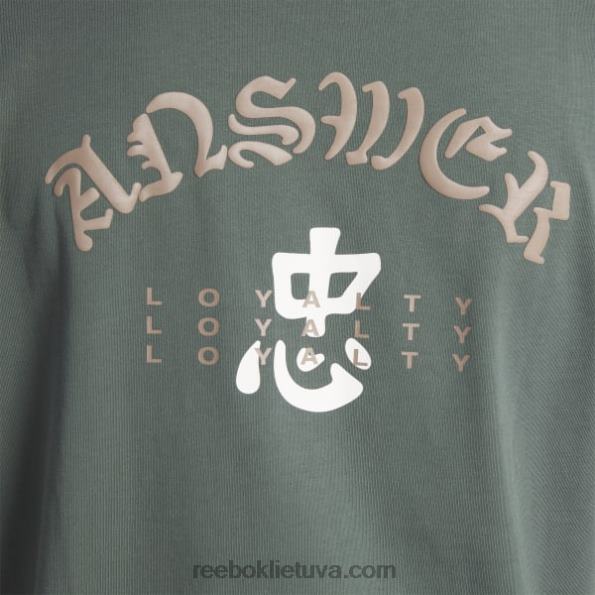 Reebok Nauji marškinėliai FTYF8294 kreidos žalia