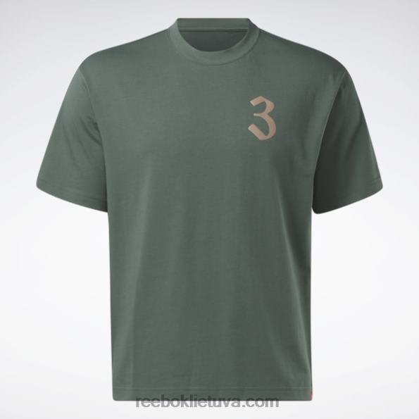 Reebok Nauji marškinėliai FTYF8294 kreidos žalia
