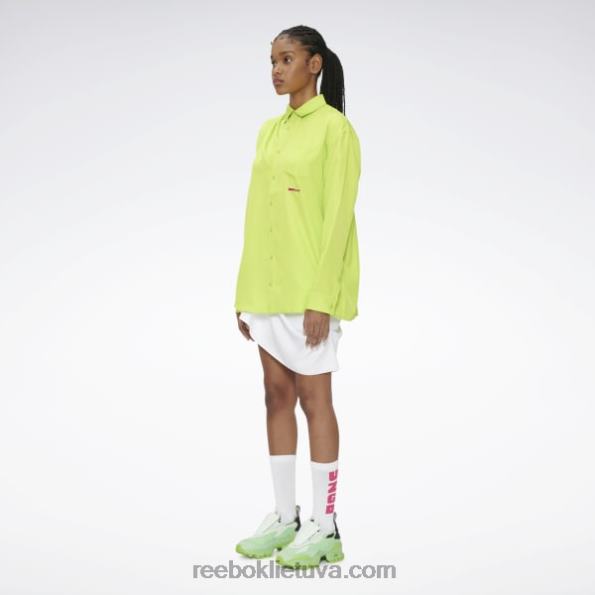 Reebok Piero samanomis apsiausti marškiniai FTYF8236 garsinė žalia