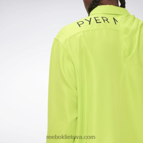 Reebok Piero samanomis apsiausti marškiniai FTYF8236 garsinė žalia