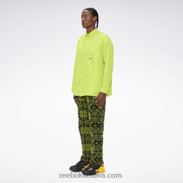 Reebok Piero samanomis apsiausti marškiniai FTYF8236 garsinė žalia
