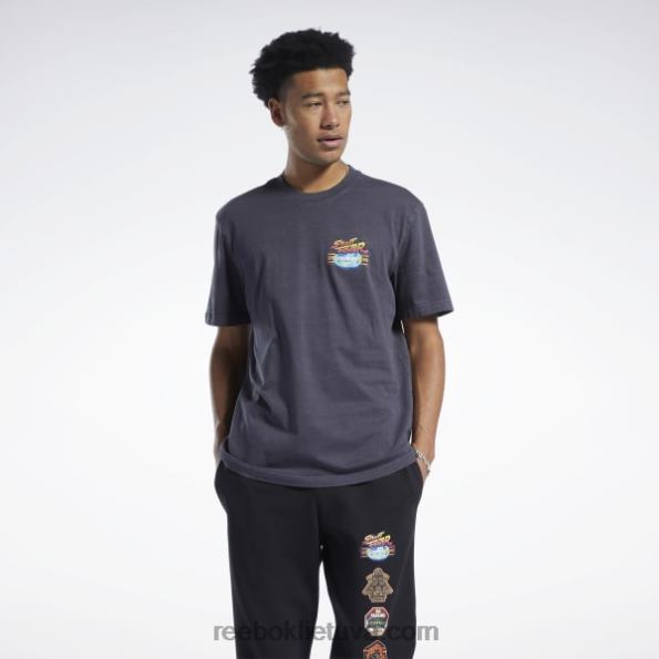 Reebok Street Fighter grafiniai marškinėliai FTYF8362 juodas