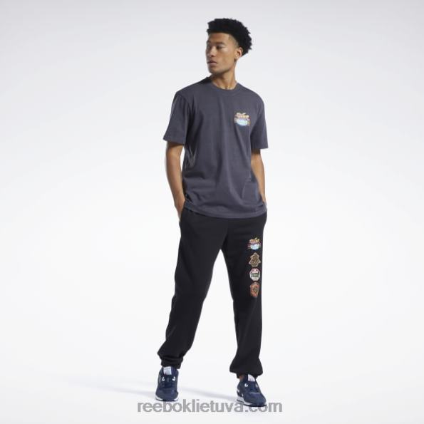 Reebok Street Fighter grafiniai marškinėliai FTYF8362 juodas