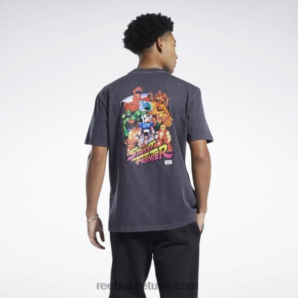 Reebok Street Fighter grafiniai marškinėliai FTYF8362 juodas