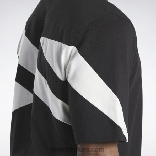Reebok išdidūs klasikiniai marškinėliai FTYF8345 juoda/kreida