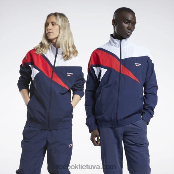 Reebok klasikinė vektorinė striukė FTYF8249 vektorinis laivynas