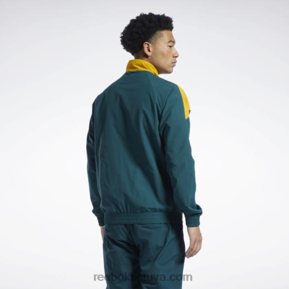 Reebok klasikinė vektorinė striukė FTYF8351 miškas žalias