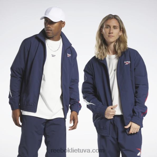 Reebok klasikinė vektorinė striukė FTYF8942 vektorinis laivynas