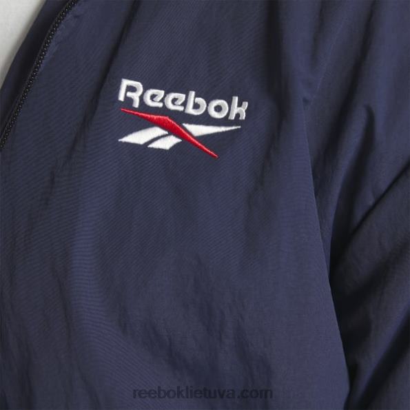 Reebok klasikinė vektorinė striukė FTYF8942 vektorinis laivynas