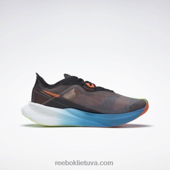 Reebok floatride energy x bėgimo bateliai FTYF8191 šerdis juodas / energingas švytėjimas / spinduliuojantis vanduo