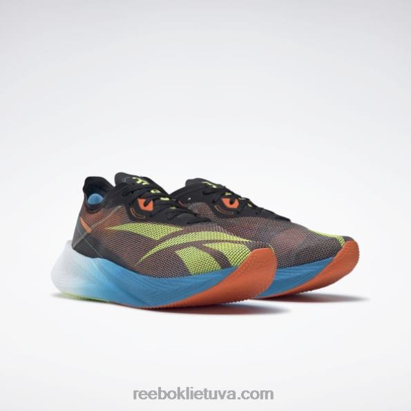 Reebok floatride energy x bėgimo bateliai FTYF8191 šerdis juodas / energingas švytėjimas / spinduliuojantis vanduo