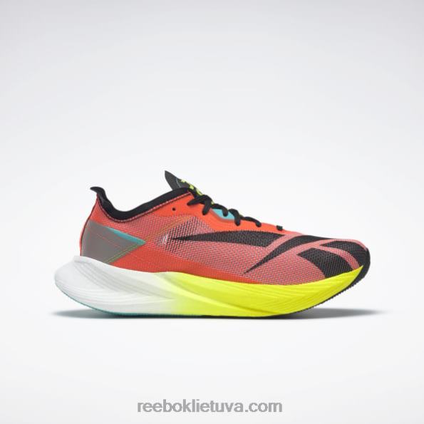 Reebok floatride energy x bėgimo bateliai FTYF8271 oranžinė blykstė / užpilta alyvinė / rūgštus geltona