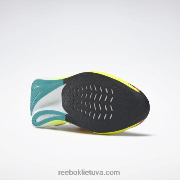 Reebok floatride energy x bėgimo bateliai FTYF8271 oranžinė blykstė / užpilta alyvinė / rūgštus geltona