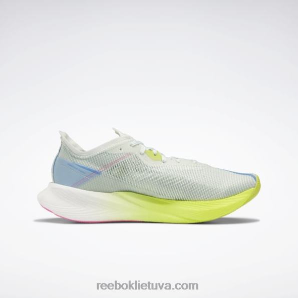 Reebok floatride energy x bėgimo bateliai FTYF8304 opalinis švytėjimas / rūgšties geltona / esminė mėlyna