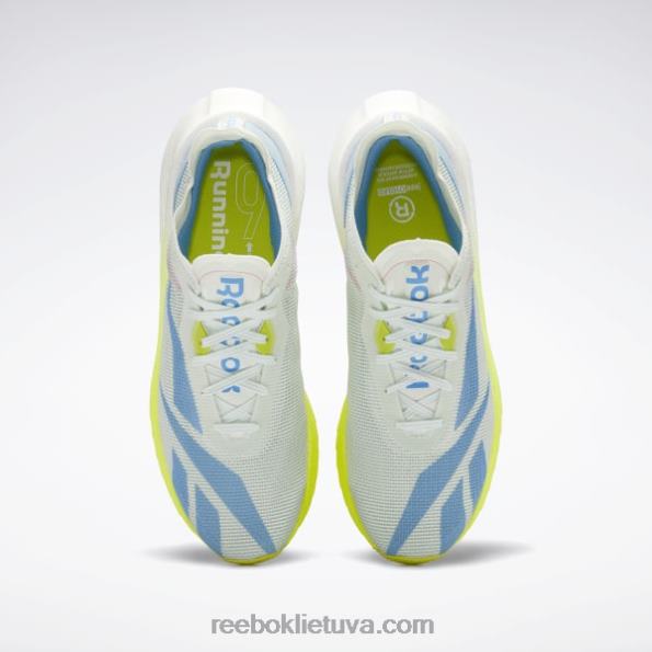 Reebok floatride energy x bėgimo bateliai FTYF8304 opalinis švytėjimas / rūgšties geltona / esminė mėlyna