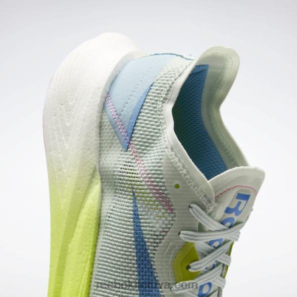 Reebok floatride energy x bėgimo bateliai FTYF8304 opalinis švytėjimas / rūgšties geltona / esminė mėlyna