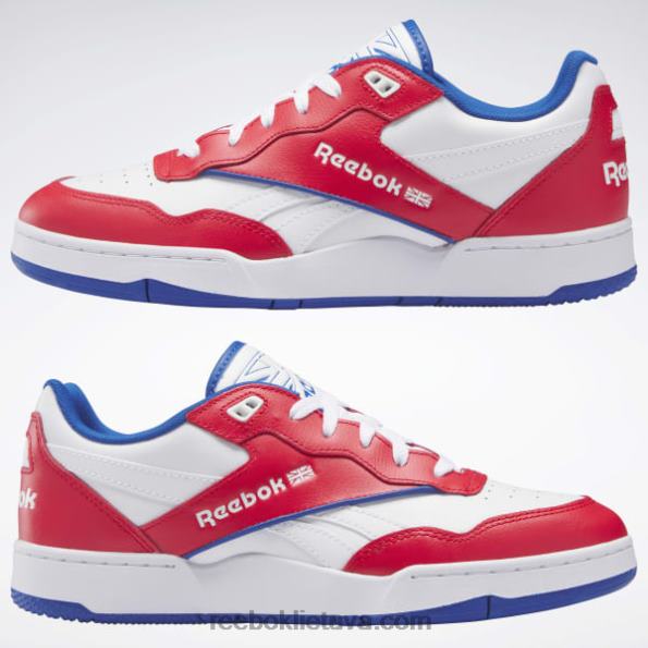 Reebok bb 4000 ii krepšinio bateliai FTYF8252 ftwr balta / vektorinis raudonas / vektorinis mėlynas
