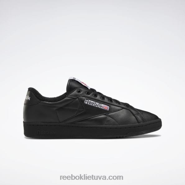 Reebok club c ground batai FTYF8343 juoda / vektorinė raudona