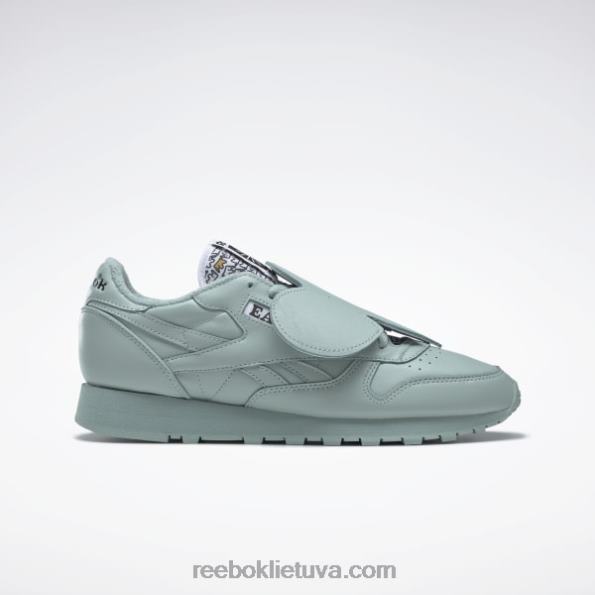 Reebok eames klasikiniai odiniai batai FTYF8548 pajūrio pilka / šerdies juoda