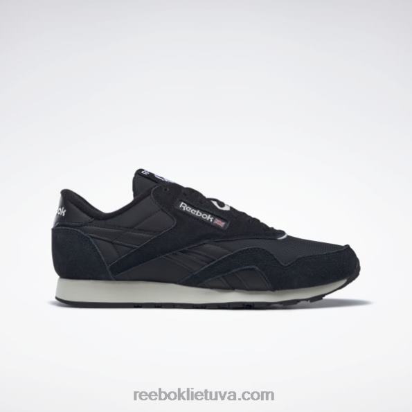 Reebok klasikiniai nailoniniai batai FTYF8822 šerdis juodas/rytinis rūkas