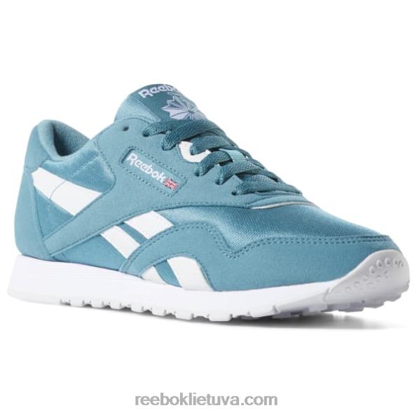 Reebok klasikiniai nailono spalvos batai FTYF8955 turkis/balta