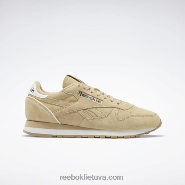 Reebok klasikiniai odiniai 1983 senoviniai batai FTYF8349 sahara/glen green/reebok guma-04