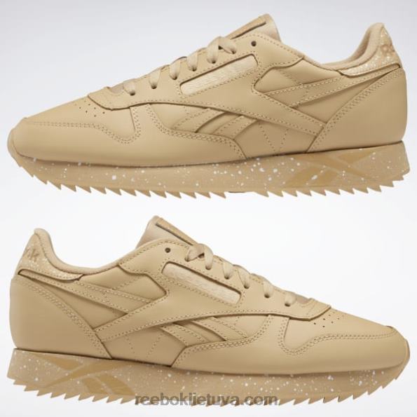 Reebok klasikiniai odiniai banguoti batai FTYF8941 sachara/balta