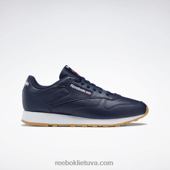 Reebok klasikiniai odiniai batai FTYF8105 vektorius navy/ftwr balta/reebok guma-03