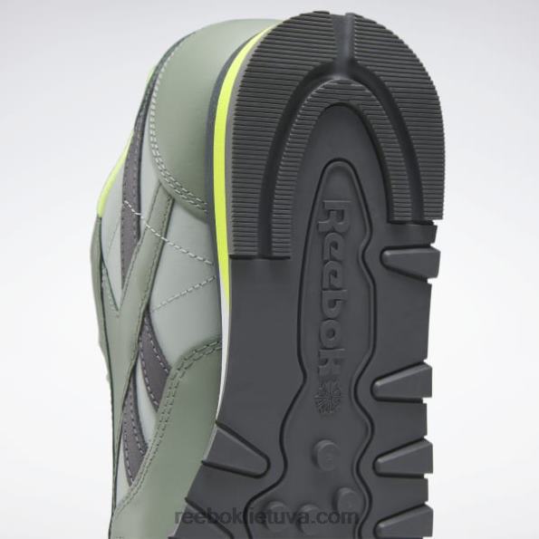 Reebok klasikiniai odiniai batai FTYF8123 harmonija žalia / jūros purškalas / gryna pilka 7