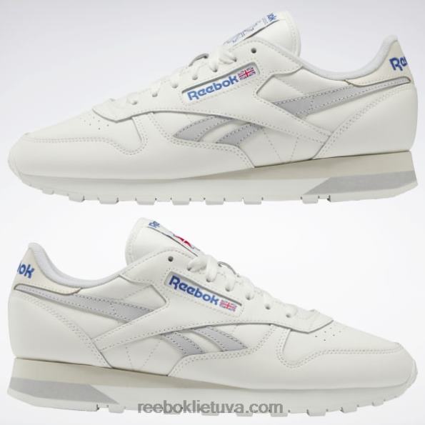Reebok klasikiniai odiniai batai FTYF8125 kreida/LGH vientisa pilka/alebastras