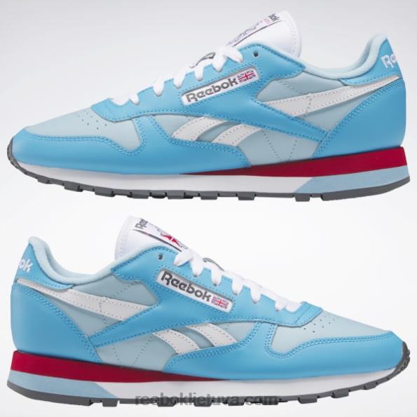 Reebok klasikiniai odiniai batai FTYF8201 spinduliuojantis aqua/mėlynas perlas/ftwr baltas