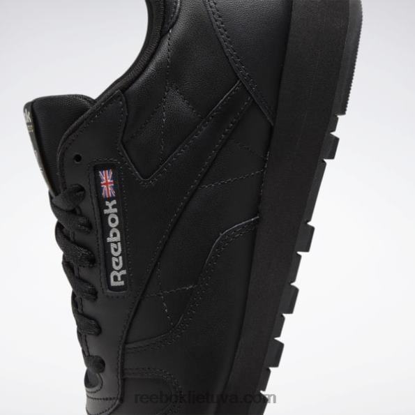 Reebok klasikiniai odiniai batai FTYF837 šerdis juoda/grynai pilka 5