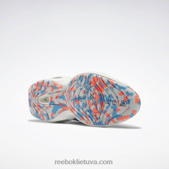 Reebok klausimas žemi krepšinio bateliai FTYF836 gryna pilka 2/kreida/šerdis juoda