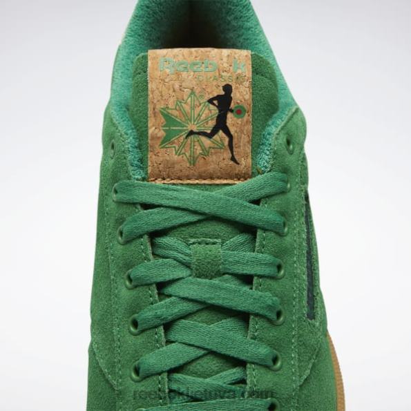 Reebok klubo c 85 batai FTYF8334 glen green/vector red/reebok guma guma-04