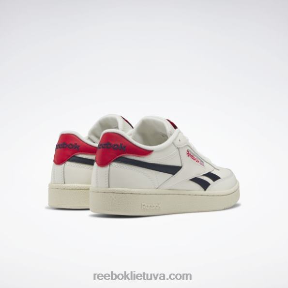 Reebok klubo c keršto batai FTYF874 kreida / vektorius tamsiai / vektorinis raudonas