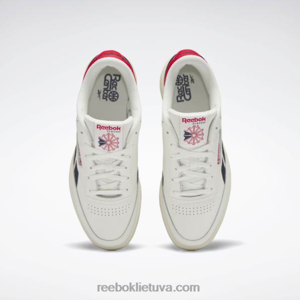 Reebok klubo c keršto batai FTYF874 kreida / vektorius tamsiai / vektorinis raudonas