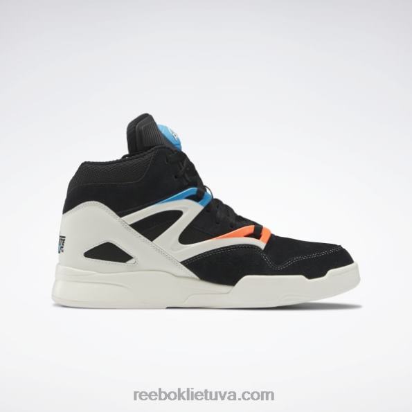 Reebok pump omni zone ii krepšinio bateliai FTYF86 šerdis juoda/kreidos/oranžinė blykstė
